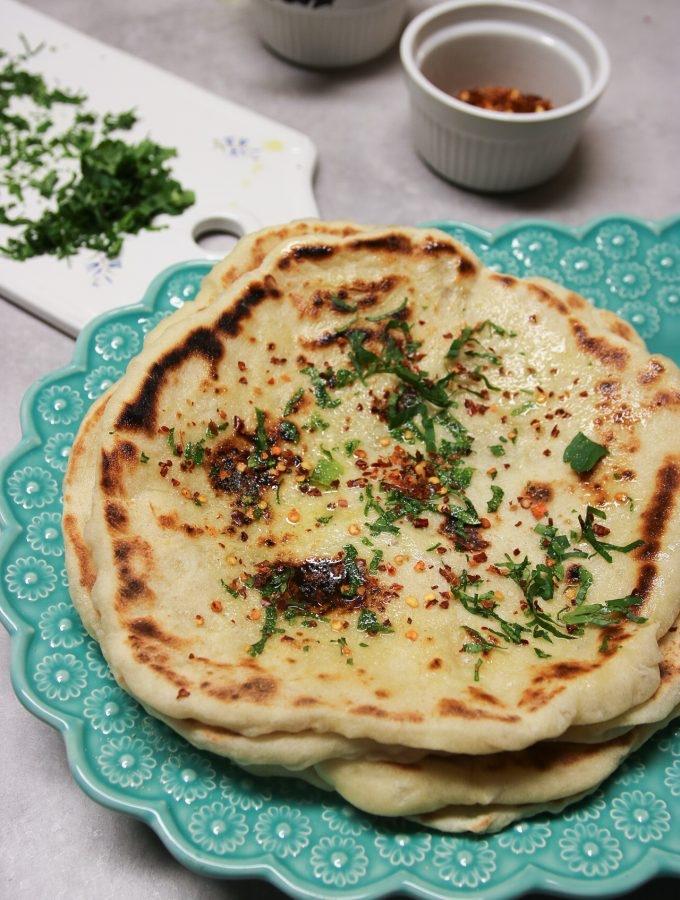 TURKISKT BRÖD I STEKPANNA