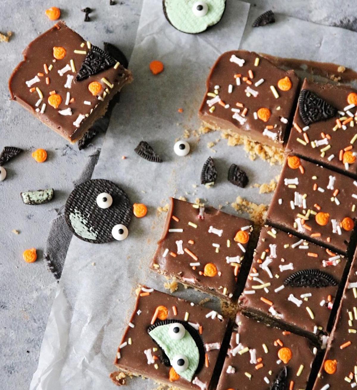NO-BAKE JORDNÖTSRUTOR