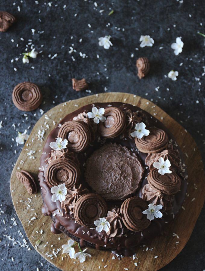 CHOKLADBOLLSTÅRTA MED BALLERINA